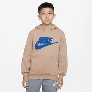 Nike Big Kids Boys Club Fleece Patch Hoodie Size 8